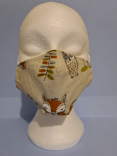 Load image into Gallery viewer, Woodland Animals Face Mask