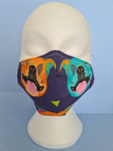 Load image into Gallery viewer, Smiling Staffy Face Mask