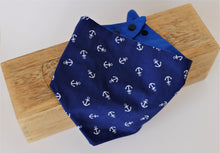 Load image into Gallery viewer, Anchors Away Snap Popper Bandana