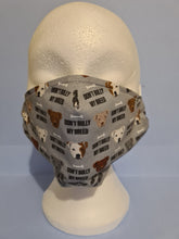 Load image into Gallery viewer, Don't Bully My Breed Grey Face Mask