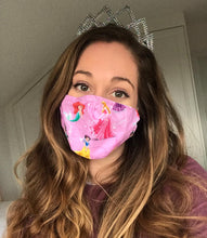 Load image into Gallery viewer, Pink Disney Princess Face Mask